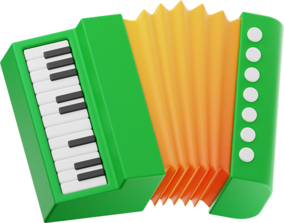 Accordéon  3D Icon