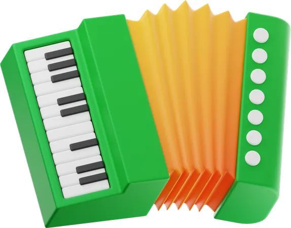 Accordéon  3D Icon