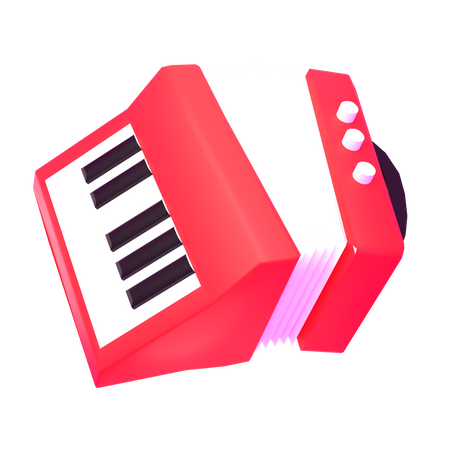 Accordéon  3D Icon