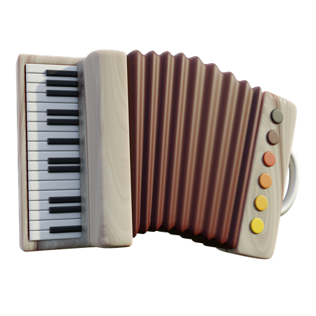 Accordéon  3D Icon