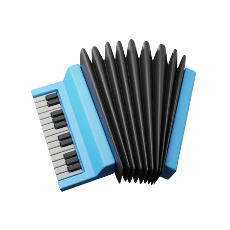 Accordian  3D Icon