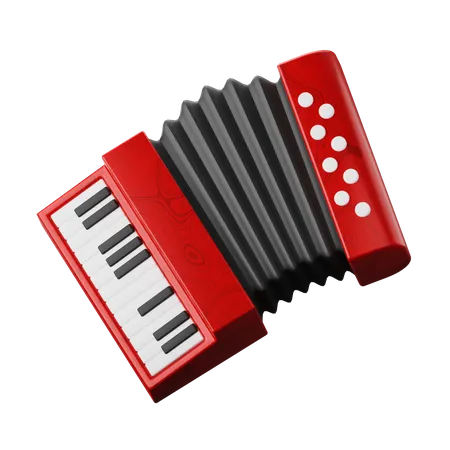 Accordian  3D Icon