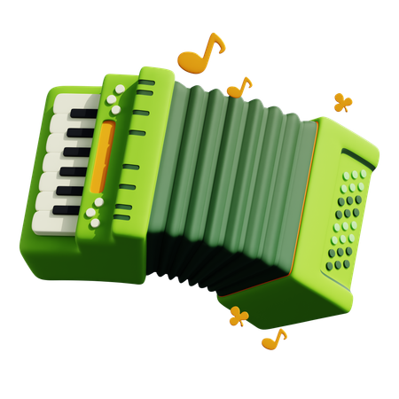 아코디언  3D Icon