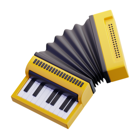 Accordion  3D Icon