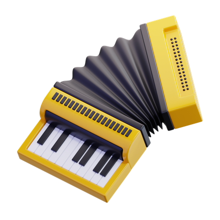 Accordion  3D Icon