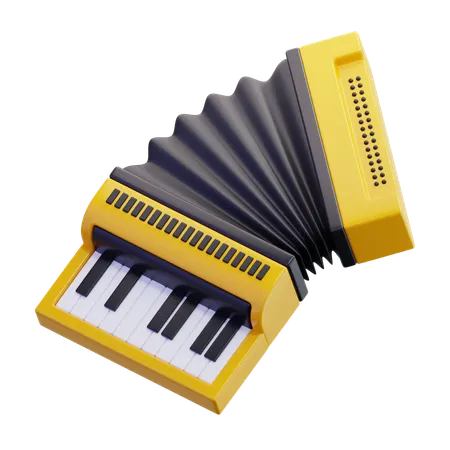 Accordion  3D Icon