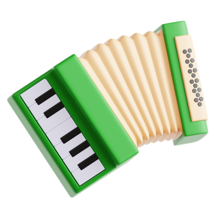 Accordion  3D Icon