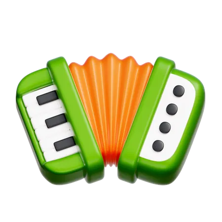 Accordion  3D Icon