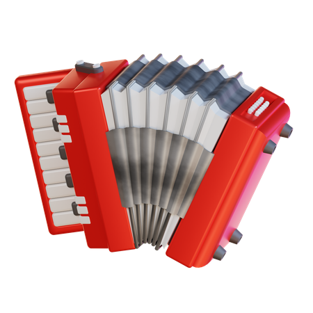 Accordion  3D Icon