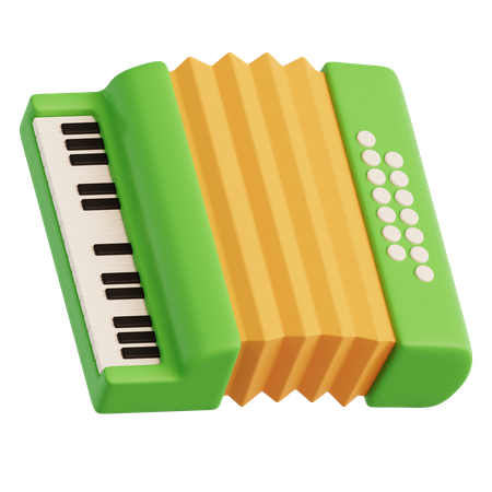 Accordion  3D Icon