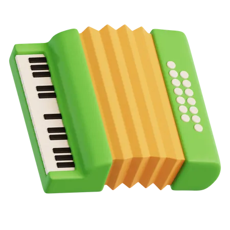 Accordion  3D Icon