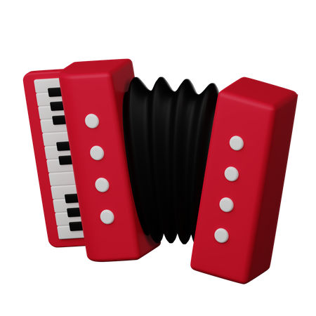 Accordion  3D Icon