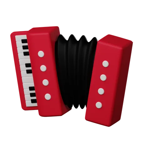 Accordion  3D Icon