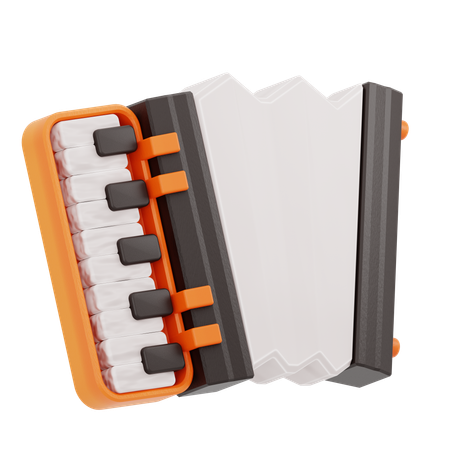 Accordion  3D Icon