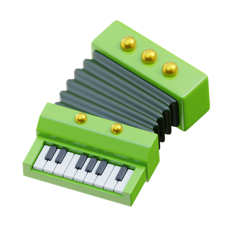 Accordion  3D Icon