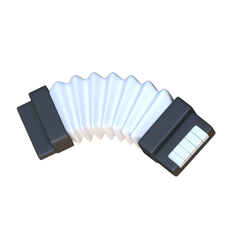 Accordion  3D Icon