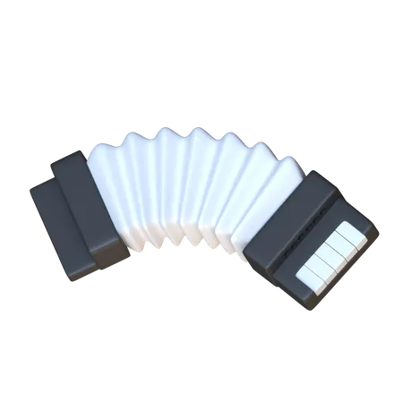 Accordion  3D Icon