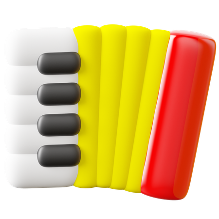 Accordion  3D Icon