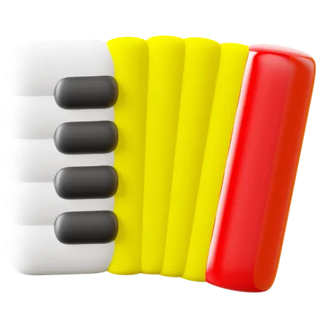 Accordion  3D Icon