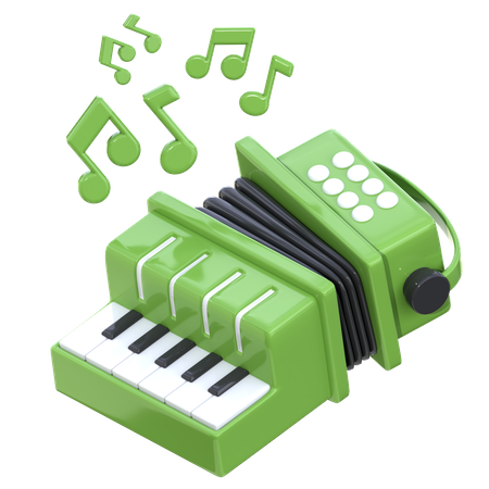 Accordion  3D Icon