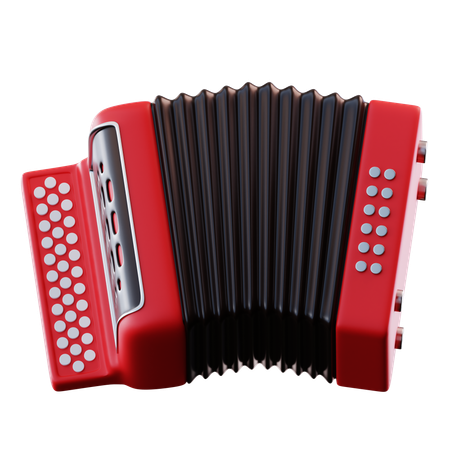 Accordion  3D Icon