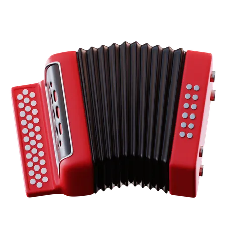 Accordion  3D Icon