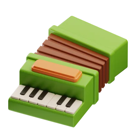 Accordion  3D Icon