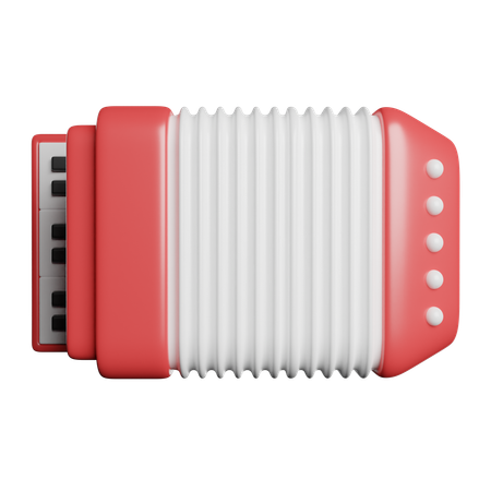 Accordion  3D Icon