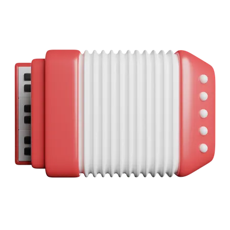 Accordion  3D Icon