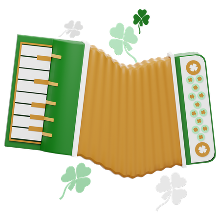 Accordion  3D Icon