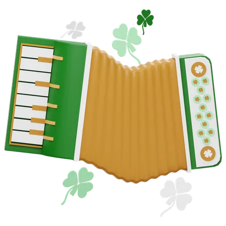 Accordion  3D Icon