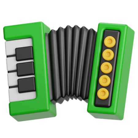 Accordion  3D Icon