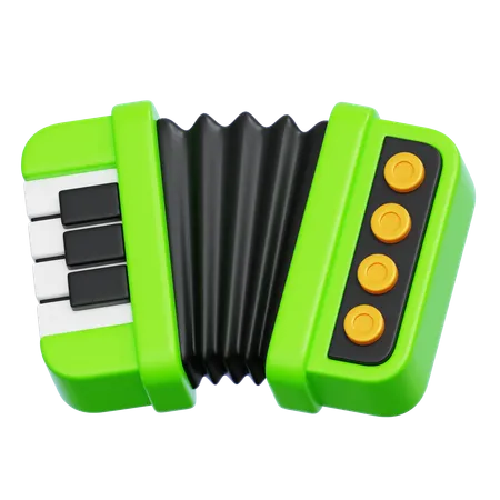 Accordion  3D Icon