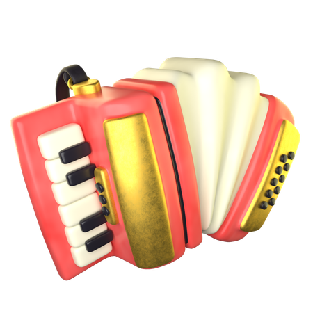 Accordion  3D Icon