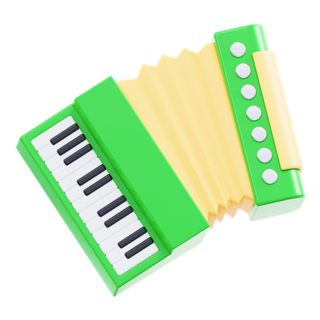 Accordion  3D Icon