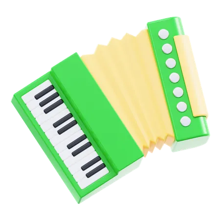 Accordion  3D Icon