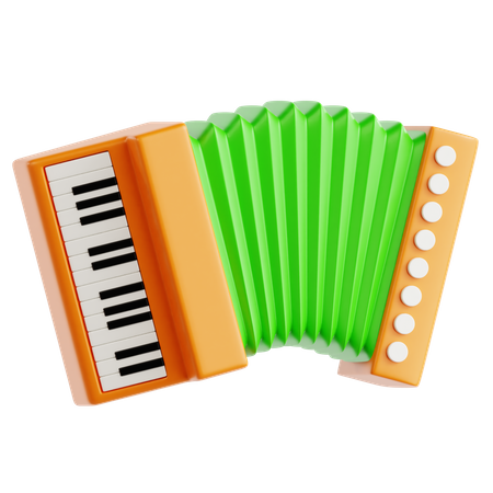 Accordion  3D Icon