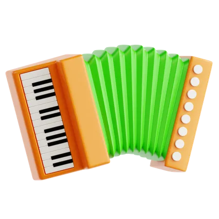 Accordion  3D Icon