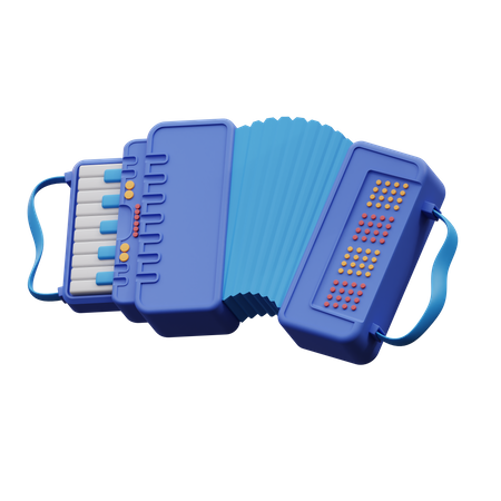 Accordion  3D Icon