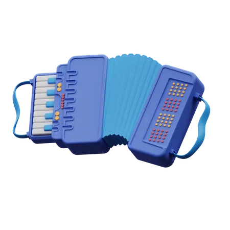 Accordion  3D Icon