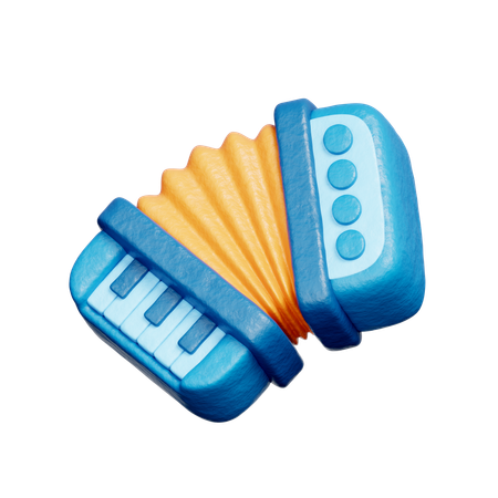 Accordion  3D Icon