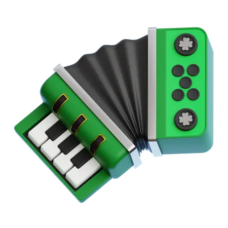 Accordion  3D Icon