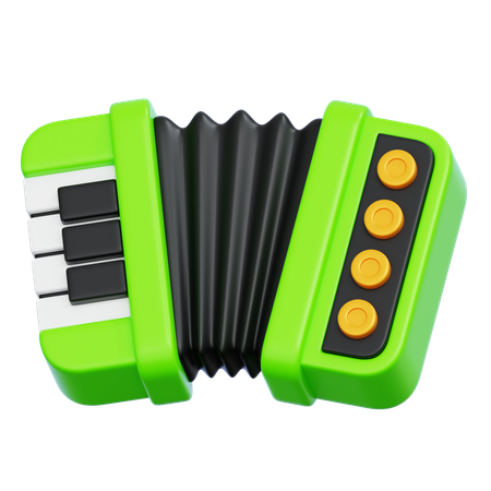 Accordion  3D Icon