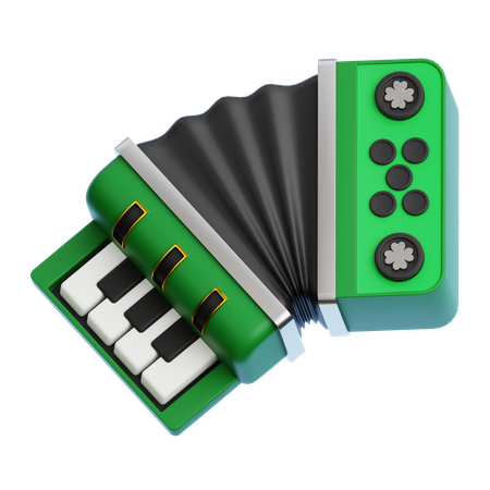 Accordion  3D Icon