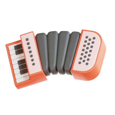 Accordion  3D Icon