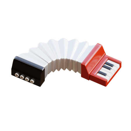 Accordion  3D Icon
