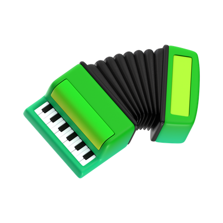 Accordion  3D Icon