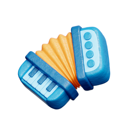 Accordion  3D Icon