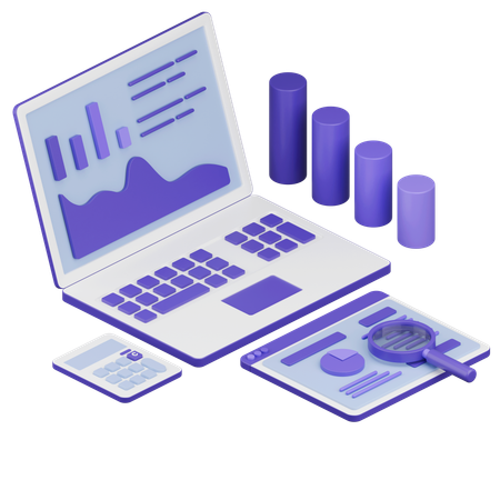 Account Analysis  3D Icon