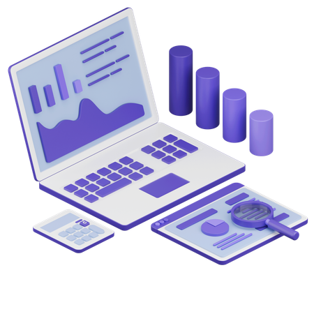 Account Analysis 3D Icon